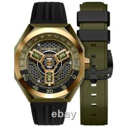 Montre pour homme Nubeo Skylab Automatique Édition Limitée Vert Or Neuve