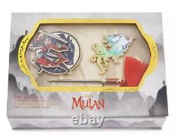 Mulan Pin Set Live Action Film Limited Edition Disney Brand New Limited Edition