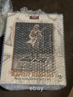 NOUVEAU DANS LA BOÎTE Statue Rock Iconz Randy Rhoads Jackson Édition Limitée