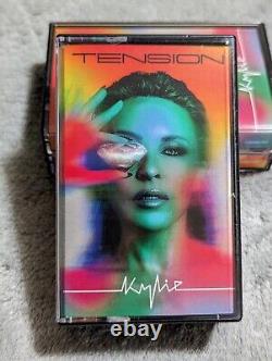 NOUVEAU Kylie Minogue Tension Édition Limitée Deluxe Double Cassette Claire