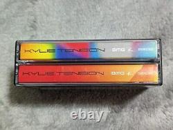 NOUVEAU Kylie Minogue Tension Édition Limitée Deluxe Double Cassette Claire