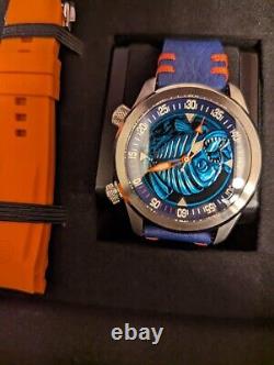 NOUVELLE montre Piranha bleue en édition limitée RARE OCEAN CRAWLER