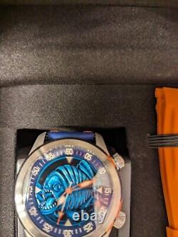 NOUVELLE montre Piranha bleue en édition limitée RARE OCEAN CRAWLER