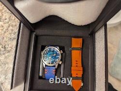 NOUVELLE montre Piranha bleue en édition limitée RARE OCEAN CRAWLER