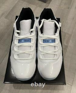 Neuf Nike Air Jordan 11 XI Basse Légende Bleu / Blanc Av2187-117 Taille 11 Hommes