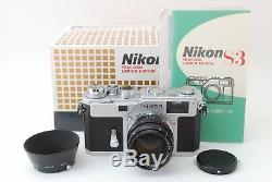 Neuf Non Utilisé Nikon S3 Argent Année 2000 Édition Limitée Nikkor-s 50 MM F1.4