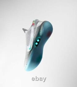 Nike Adapt Bb Air Mag Wolf Grey Shoes Taille 10.5 Retour À L’avenir Flambant Neuf