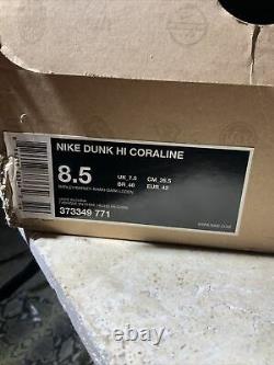 Nike Dunk Hi Coraline Us Mens 8.5 Rare Limited Edition Nouvelle Withbox