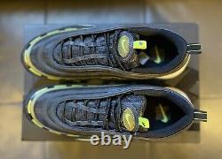 Nike X Air Invaincu Max 97 Black Volt Dc4830-001 Taille 11 Neuf
