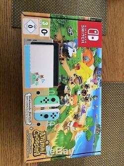 Nintendo Basculez Animal Crossing Limitée Console Édition Encore Tout Neuf En Boite