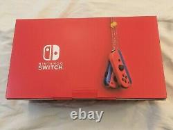 Nintendo Switch Mario Red And Blue Limited Edition Console & Case Brand Nouveau