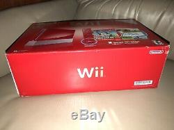 Nintendo Wii Limited Edition Console Rouge 25e Anniversaire, Nouvelle Marque