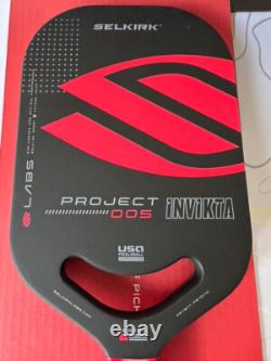 Nouveau Paddle Invikta Selkirk Labs Projet 005 Édition Limitée Poids Ruban