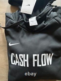 Nouveau avec étiquettes Édition limitée Cash Flow Nike Therma Fit Hoodie Hommes - Petit