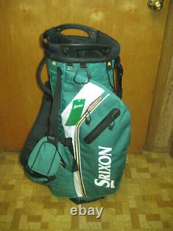 Nouveau sac de golf Srixon SRX vert / blanc Masters, édition limitée à 4 compartiments.