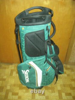 Nouveau sac de golf Srixon SRX vert / blanc Masters, édition limitée à 4 compartiments.