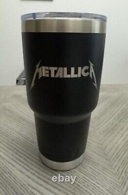 Nouvelle Tasse YETI 30 oz Édition Limitée Metallica Noire Rare