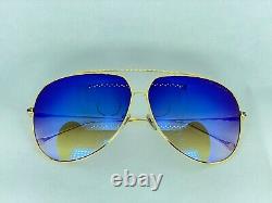 Nouvelles lunettes de soleil DITA CONDOR LIMITED EDITION 63mm Or Bleu 21005-J-18K-63