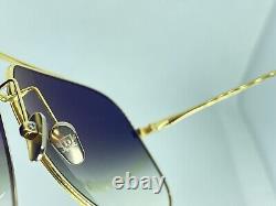 Nouvelles lunettes de soleil DITA CONDOR LIMITED EDITION 63mm Or Bleu 21005-J-18K-63