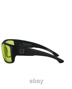 Nouvelles lunettes de soleil Rockwell THE NERO Noir / Lentille jaune ÉDITION LIMITÉE