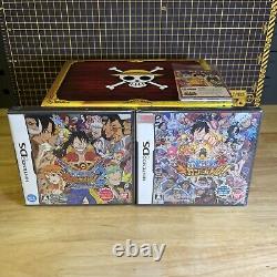 One Piece Gigant Battle 1 2 Édition Limitée Nintendo DS Avec Cartes de Figurines Tout Neuf