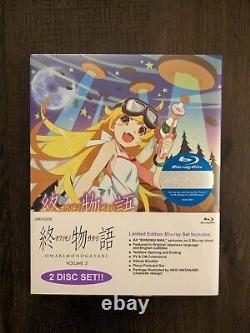 Owarimonogatari Volume 2 (Blu-Ray) Édition Limitée Aniplex USA / NEUF