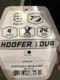 Ping Hoofer Tour Bag 5-way Top Couleur Blanc/noir / Edition Limitée / Neuf