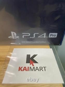 Playstation 4 Pro 500 Million Limited Edition 2to Ps4 Brand New Factory Scellé
