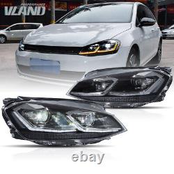 Pour les phares LED de l'assemblage de la VW Volkswagen Golf 7 2013-2018 avec lampes séquentielles