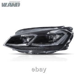 Pour les phares LED de l'assemblage de la VW Volkswagen Golf 7 2013-2018 avec lampes séquentielles