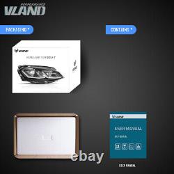 Pour les phares LED de l'assemblage de la VW Volkswagen Golf 7 2013-2018 avec lampes séquentielles