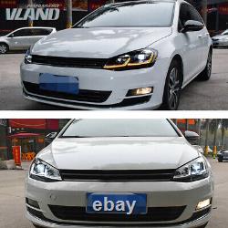 Pour les phares LED de l'assemblage de la VW Volkswagen Golf 7 2013-2018 avec lampes séquentielles