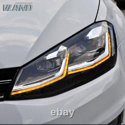 Pour les phares LED de l'assemblage de la VW Volkswagen Golf 7 2013-2018 avec lampes séquentielles