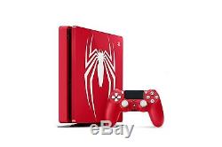 Ps4 Limited Edition Rouge Étonnant Marvels Spider-man 1tb Brand New Sealed
