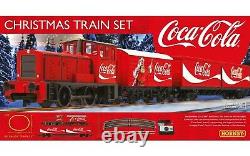 R1233m Hornby 00 Gauge The Coca Cola Christmas Starter Train Set Brand New Boxed