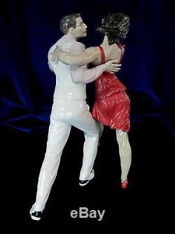 Salsa Lladro Marque Nib # 9146 Dancer Limited Edition Couple Danse 325 $ Off F / Sh