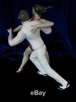 Salsa Lladro Marque Nib # 9146 Dancer Limited Edition Couple Danse 325 $ Off F / Sh