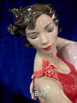 Salsa Lladro Marque Nib # 9146 Dancer Limited Edition Couple Danse 325 $ Off F / Sh