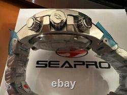 Seapro Dragon Diver Edition Limitée 1000 M (nouvelle Marque) Chrono Quartz Cadran Blanc