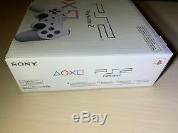 Sony Playstation 2 Slim Blanc Ps2 Ntsc Console Marque Neuf Dans La Boîte