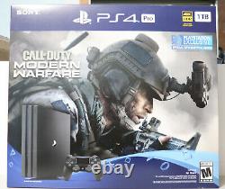 Sony Playstation 4 Pro Modern Warfare Limited Edition 1tb Console Brand New Ps4