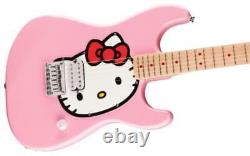 Squier par Fender Édition Limitée Hello Kitty Stratocaster Rose Tout Neuf