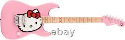 Squier par Fender Édition Limitée Hello Kitty Stratocaster Rose Tout Neuf