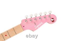 Squier par Fender Édition Limitée Hello Kitty Stratocaster Rose Tout Neuf