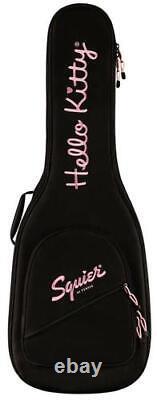 Squier par Fender Édition Limitée Hello Kitty Stratocaster Rose Tout Neuf