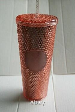 Starbucks 2019 Limited Edition Rose Gold Studded Cup/tumbler Venti Flambant Neuf