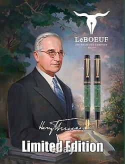 Stylo plume de collection Brand New LeBOEUF Harry Truman édition limitée F ou M