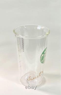 Tasse en verre transparent Starbucks Édition limitée Toute neuve