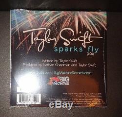 Taylor Swift Sparks Fly CD Single One Track Marque Nouvel Édition Limitée Numérotée