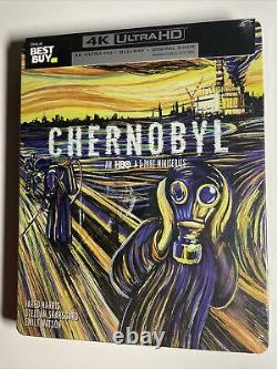 Tchernobyl 4k+blu Ray+d/c Edition Limitée Steelbook Oop/vhtf Brand New Sealed